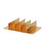 5 Bölmeli Metal Kutu Seperatörü - Gold | 19x13,5x4,5 cm