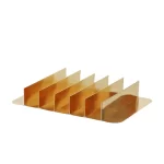 7 Bölmeli Metal Kutu Seperatörü - Gold | 256x168x43 mm