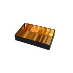 7 Bölmeli Metal Kutu Seperatörü - Gold | 256x168x43 mm - Görsel 2