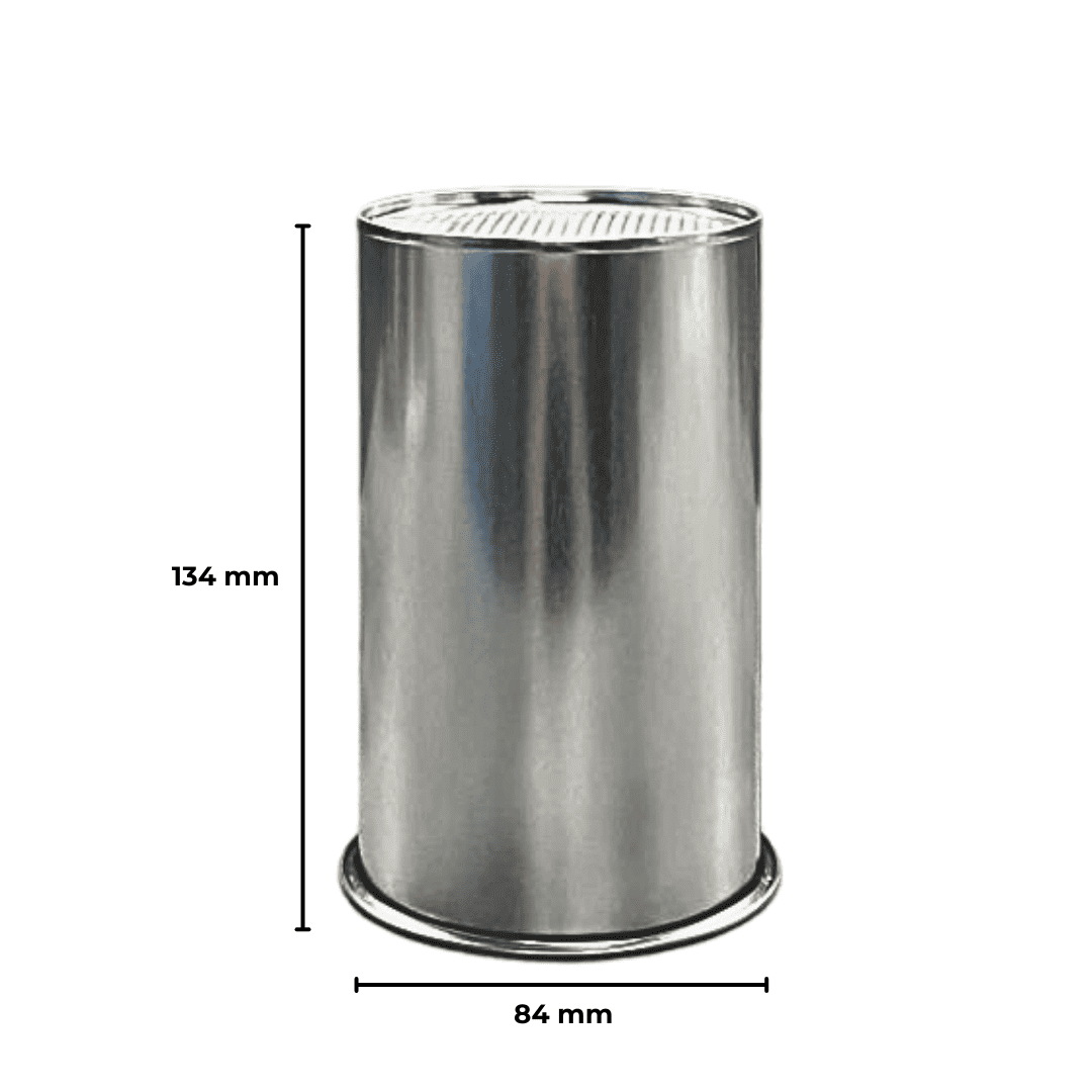 Kapaklı Metal Kahve Kutusu 84x134 mm 250 Gr Kapaklı Metal Kahve Kutusu 84x134 mm 250 Gr