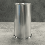 Kapaklı Metal Kahve Kutusu 99x180 mm 500 Gr