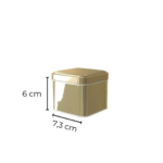 kare mum kutusu 73x60 gold