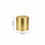 metal mum kutusu 90x90 gold