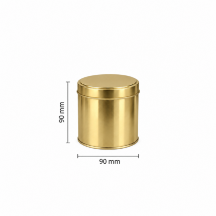 metal mum kutusu 90x90 gold