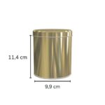 Yuvarlak Metal Çay & Kahve Kutusu 99x114 mm 200-250 Gr