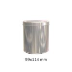 Yuvarlak Metal Çay & Kahve Kutusu 99x114 mm 200-250 Gr