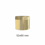 Yuvarlak Mini Metal Kutu 52x60 mm 20-40 Gr